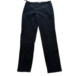 EILEEN FISHER Women's Straight Leg Corduroy Pants Size S In Black